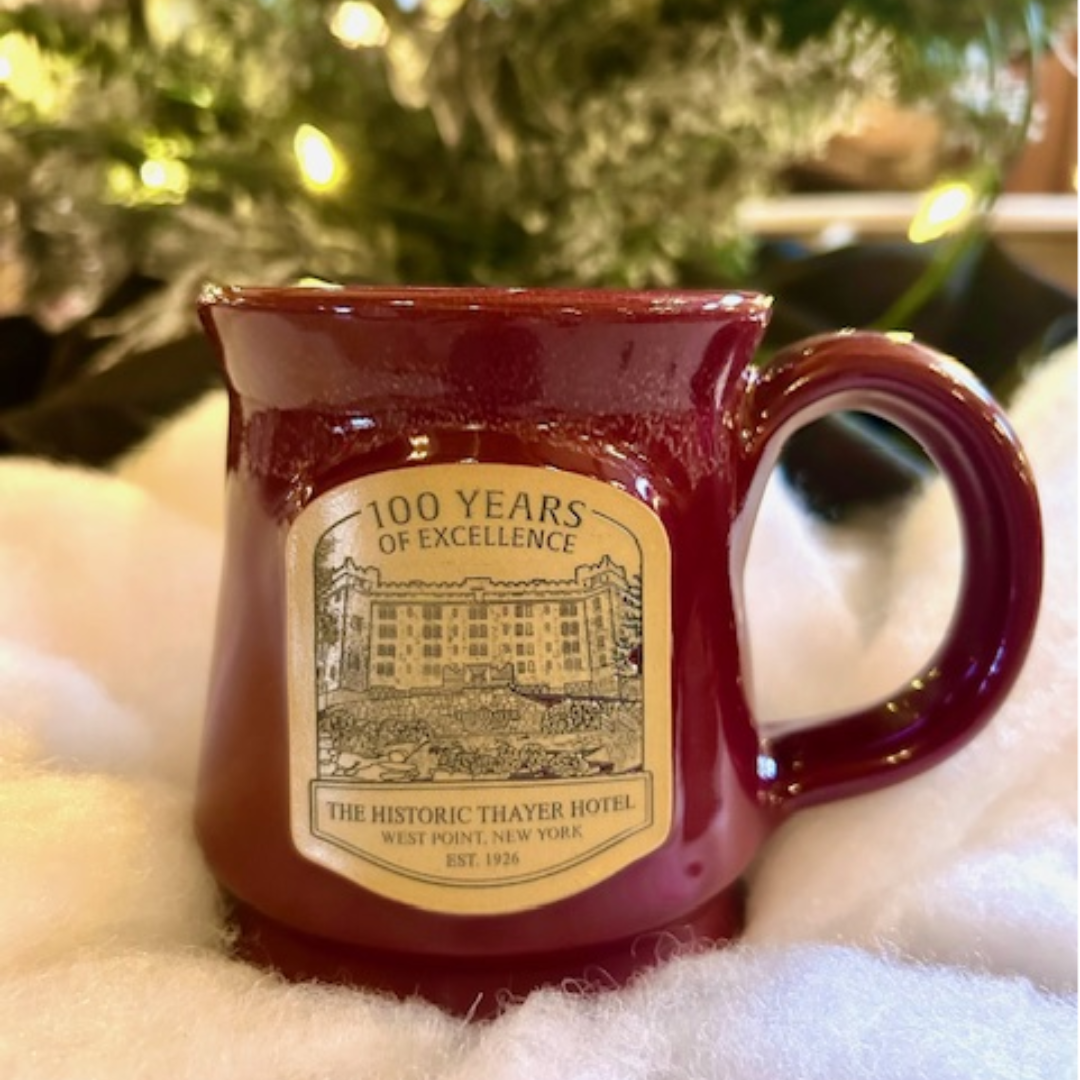 Deneen Pottery 100 Year Burgundy Mug