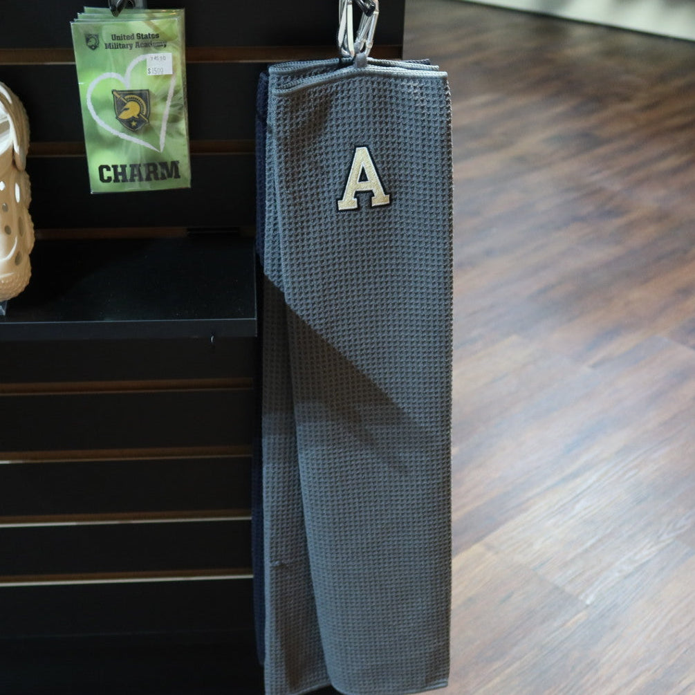 Gray Army Golf Towel