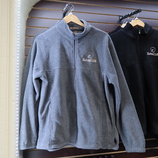 Zulu Time Full Zip Fleece Jacket (Gray)