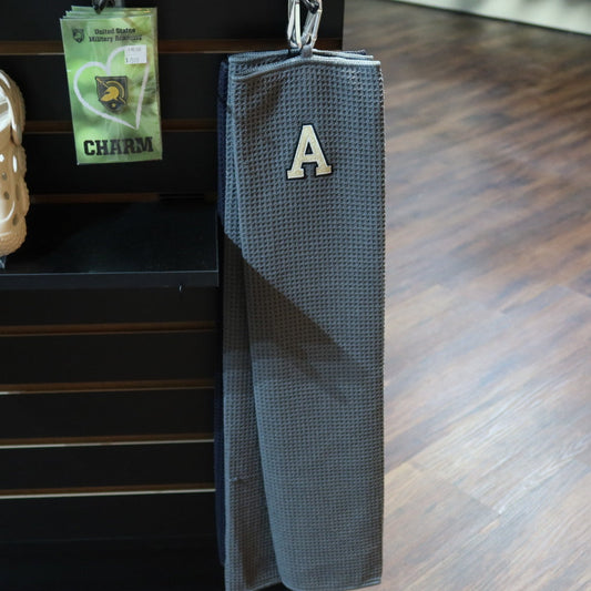 Gray Army Golf Towel