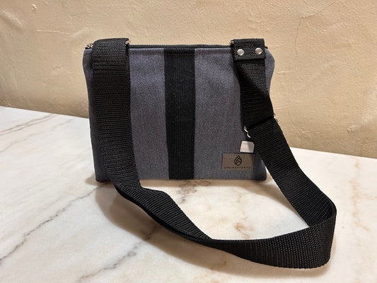 Unshattered Gray Strap Bag