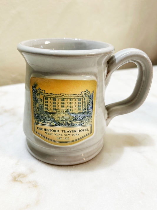 Deneen White Pottery Mug